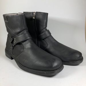 Madden Men’s Dillon Moto Boots Black 9.5